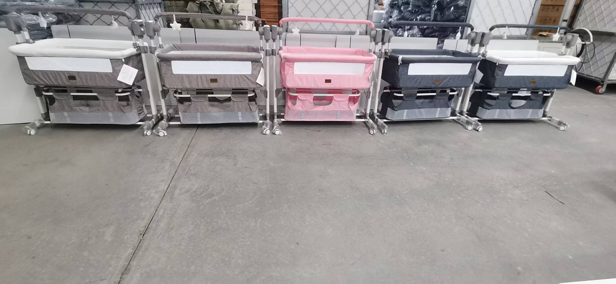 Portable Baby Bassinet and Rocking Crib