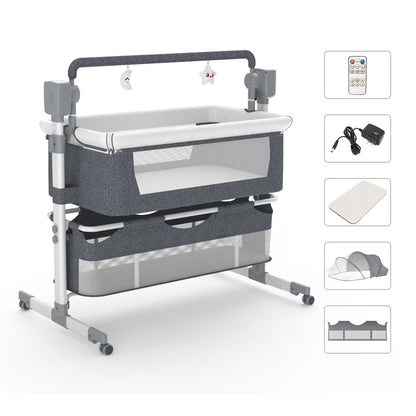 Portable Baby Bassinet and Rocking Crib