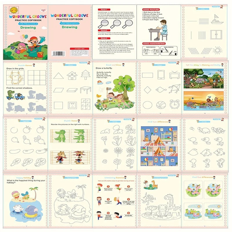 Magic Children's Copy Book