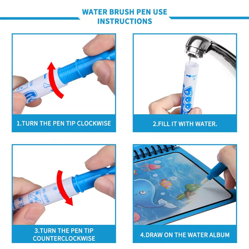 Magic Water Drawing Books