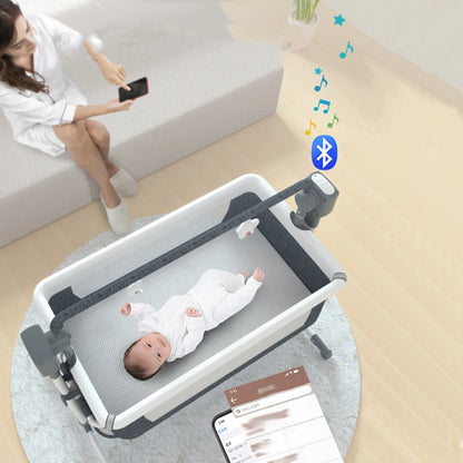 Portable Baby Bassinet and Rocking Crib
