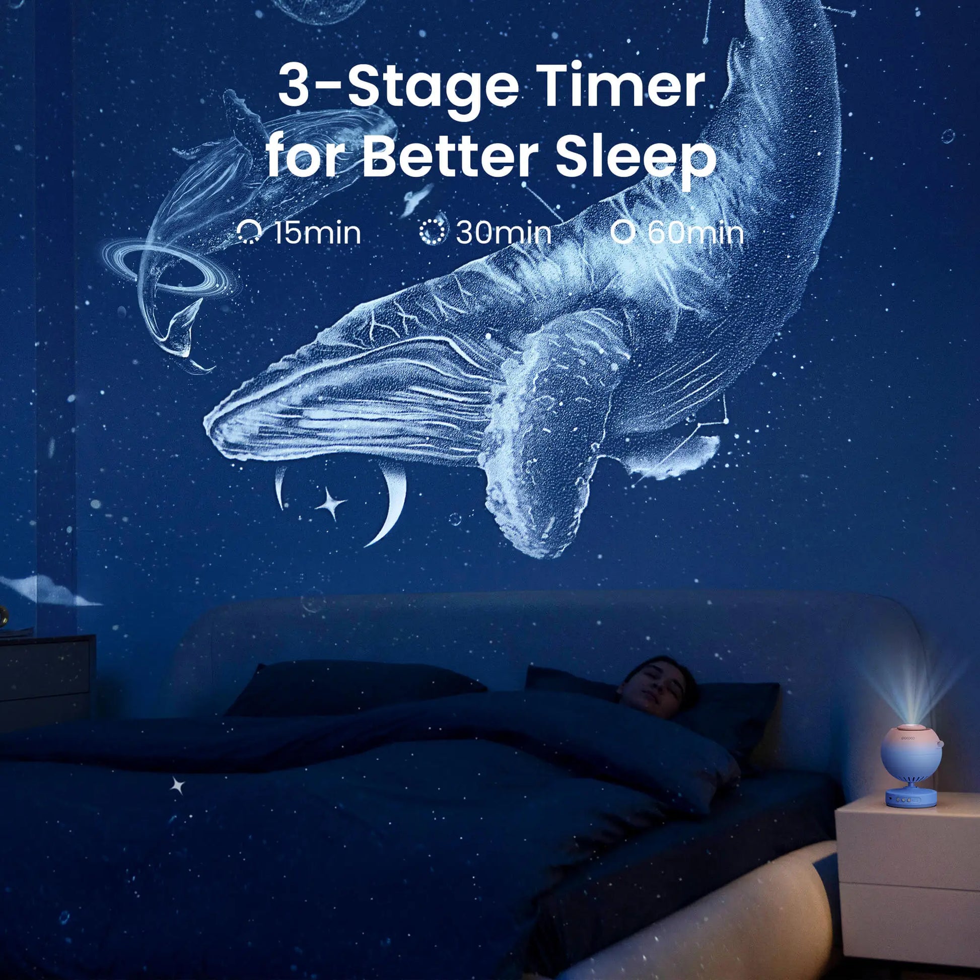 Galaxy Light Projector - High-Definition Star Projection Night Lamp for Children